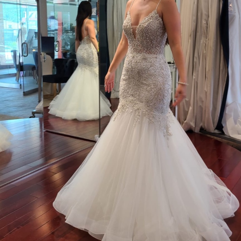Casablanca wedding dress.